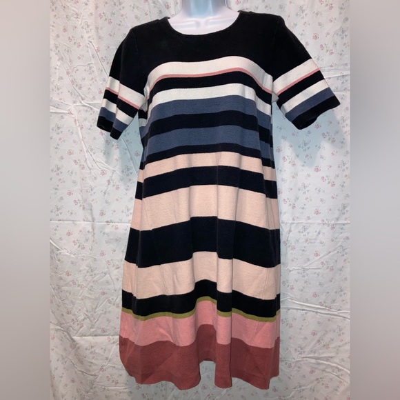 Ann Taylor Factory striped dress - Picture 1 of 3